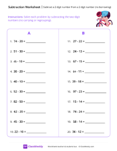 worksheet-Two-Digit-Subtraction---Rider