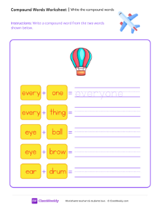 worksheet-Write-the-compound-words---Airplane