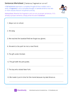 worksheet-Fragment,-sentence-or-run-on?---Hurdles