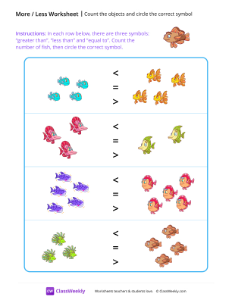 worksheet-Count-the-Objects-and-Circle-the-Correct-Symbol---Brown-Fish