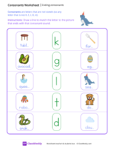 worksheet-Ending-Consonants---Seal