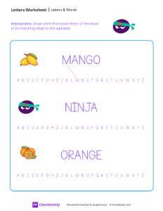 worksheet-Letters-&-Words---Ninja