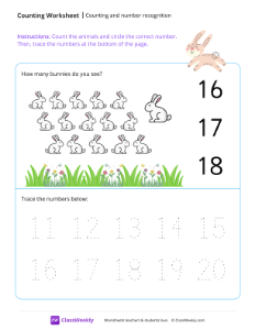 worksheet-Counting-and-number-recognition-(16)---Rabbit