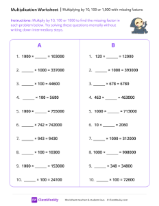 worksheet-Multiplying-by-10,-100-or-1,000-with-missing-factors---Halloween