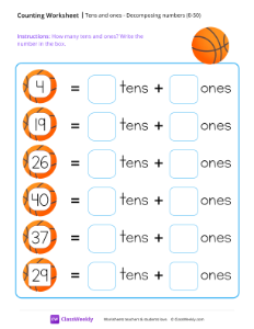 worksheet-Decomposing-numbers-(0-50)---Basketball