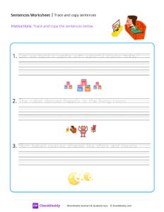 worksheet-Trace-and-copy-sentences---Couch