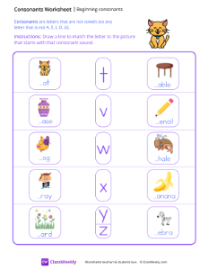 worksheet-Beginning-Consonants---Cat