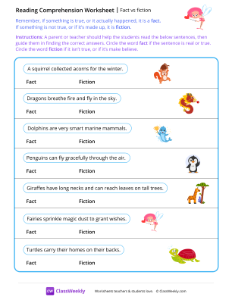 worksheet-Fact-vs-Fiction---Fairy