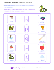 worksheet-Beginning-Consonants---Snake