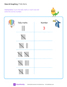 worksheet-Tally-Marks-(up-to-10)---Birdy