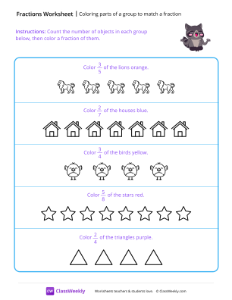 worksheet-Coloring-parts-of-a-group-to-match-a-fraction---Raccoon