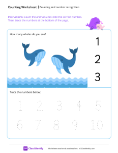 worksheet-Counting-and-number-recognition-(2)---Whales