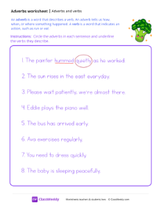 worksheet-Adverbs-and-Verbs---Broccoli