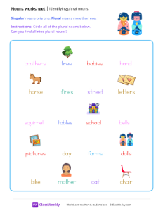 worksheet-Identifying-Plural-Nouns---Dolls