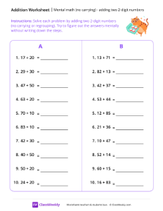 worksheet-Mental-Math:-Adding-two-2-digit-Numbers-(no-carrying)---Smart-Cat