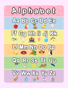 worksheet-Colorful-Alphabet-Printable-(8.5x11)