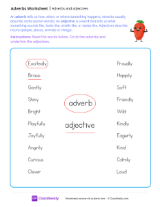 worksheet-Adverbs-and-adjectives---Carrot