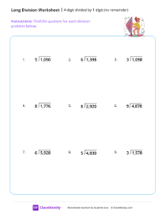 worksheet-4-digit-divided-by-1-digit-(no-remainder)---Windsurfing