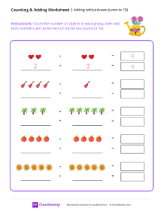 worksheet-Adding-with-pictures-(sums-to-10)---Watering-Can