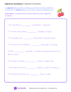 worksheet-Adjectives-and-Adverbs---Cherry