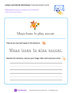 worksheet-Spacing-between-words---Soccer