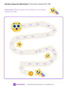 worksheet-Counting-in-sequence-(51-100)---Star-Rainbow