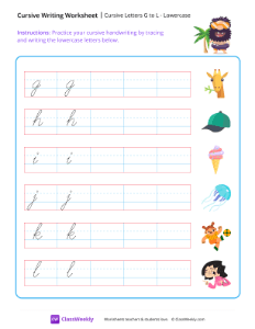 worksheet-Cursive-Letters-G-to-L---Lowecase