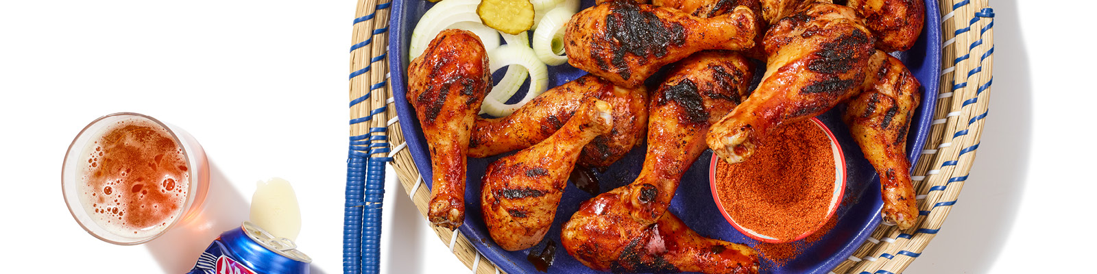 Beer-Brined Barbecue Chicken Legs 