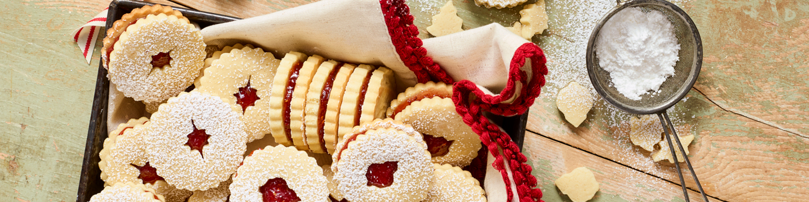 Austrian Linzer Cookies