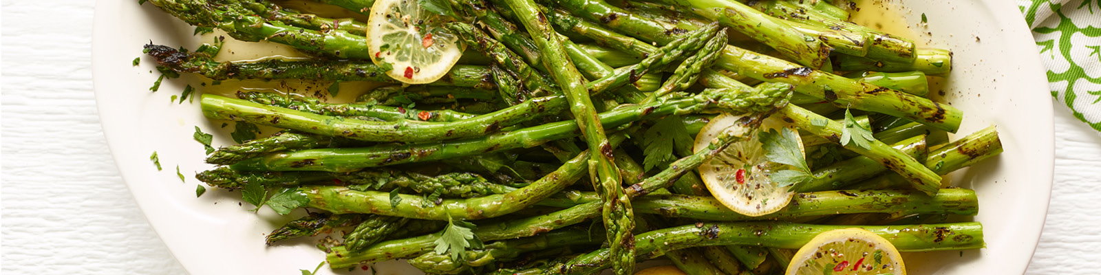 Grilled Asparagus with Garlic Butter