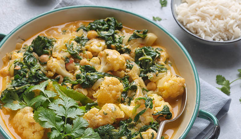 Cauliflower & Chickpea Korma