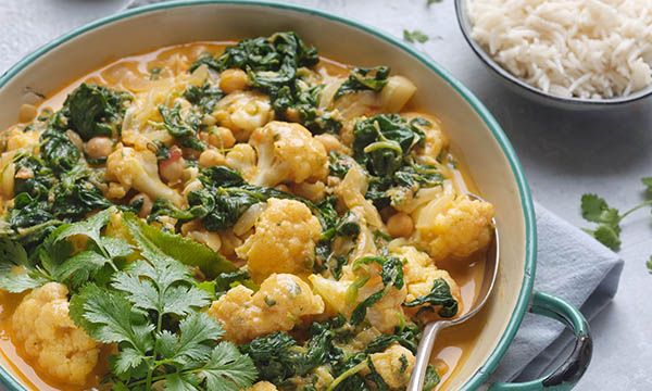 Cauliflower & Chickpea Korma