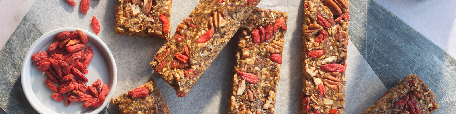 Peanut Butter, Pecan & Date Energy Bars