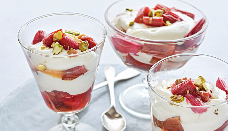 Rhubarb Syllabub