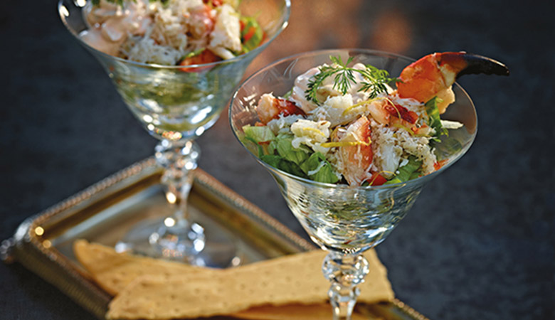 Irish Crab, Avocado & Mango Salad