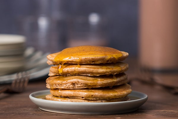 Chocolate Pumpkin Pancakes 