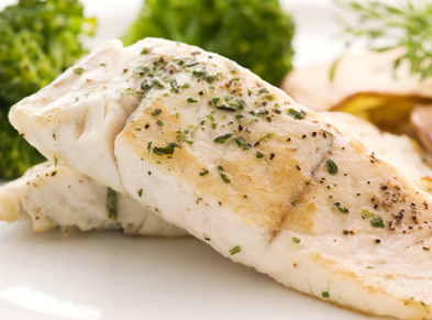 Steamed Halibut and Fennel