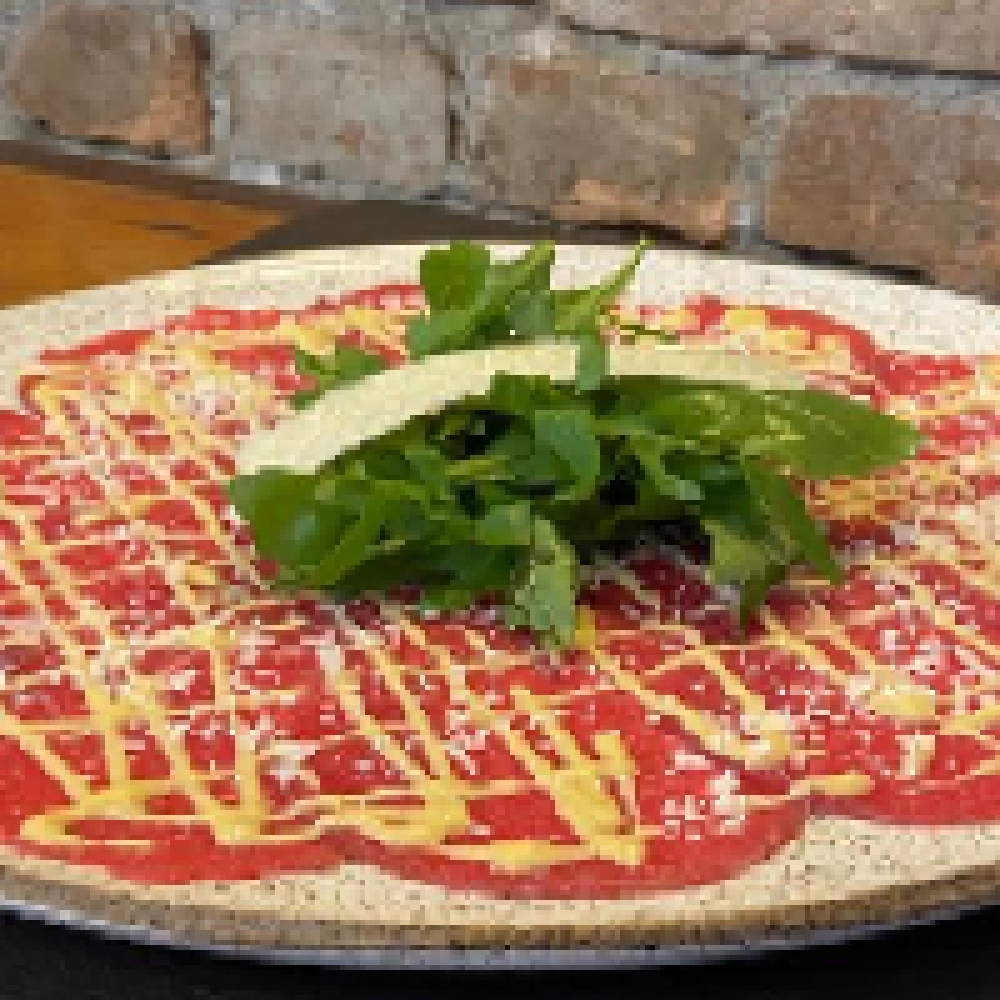 Carpaccio de Filé de Black Angus & Mostarda Dijon