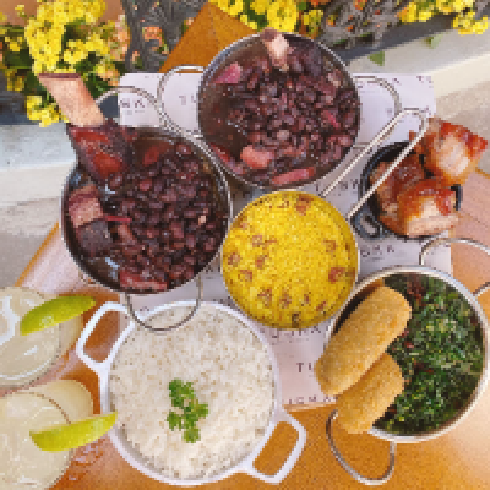 Feijoada aos sábados e domingos
