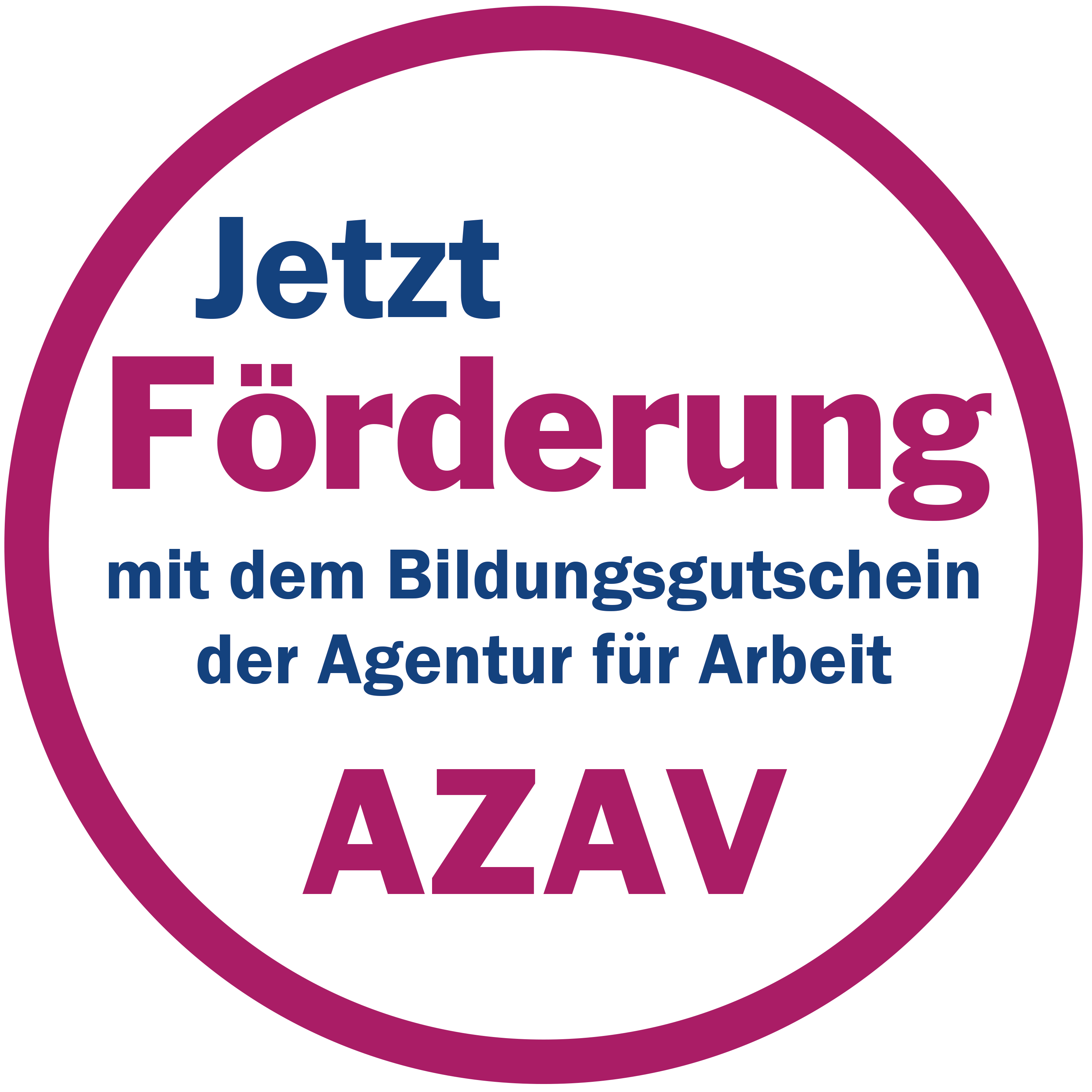 AZAV Zertifizierung für qualifizierte berufliche Weiterbildungsförderung