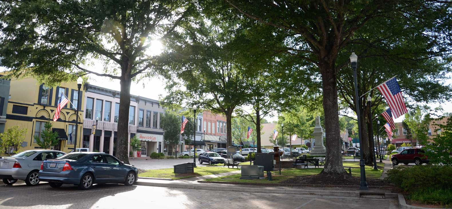 Abbeville Downtown Square