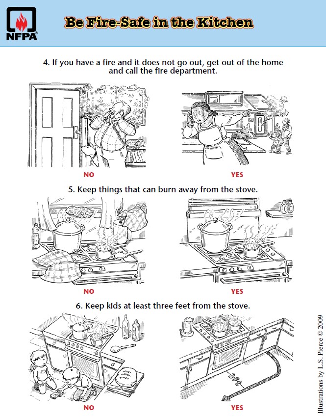 Be Fire Safe Flyer Page 2. All information from this flyer is listed above.