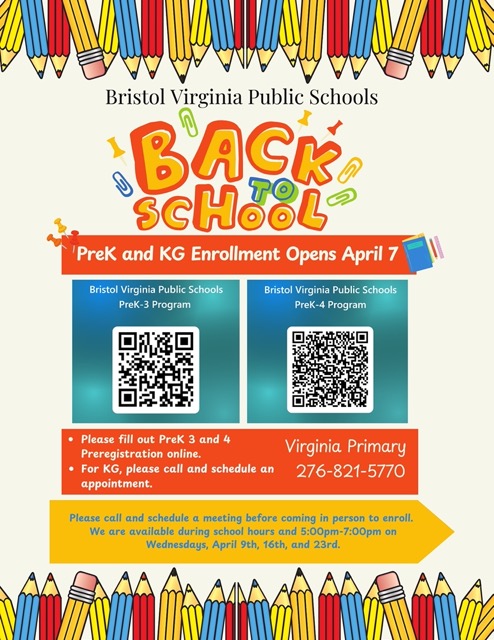 Back to School flyer, all information as listed below.