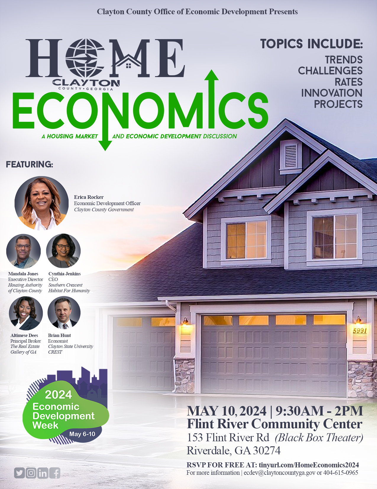 Economic Development Flyer. All information from this flyer is listed below.