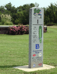 Katy Golf Course Sign