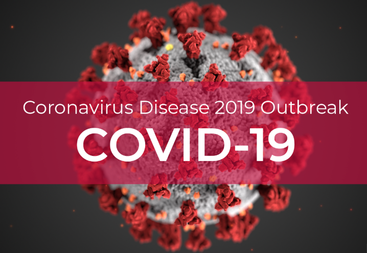 Corona Virus Disease 2019 Outbreak Covid-19. Image of virus, magnified..