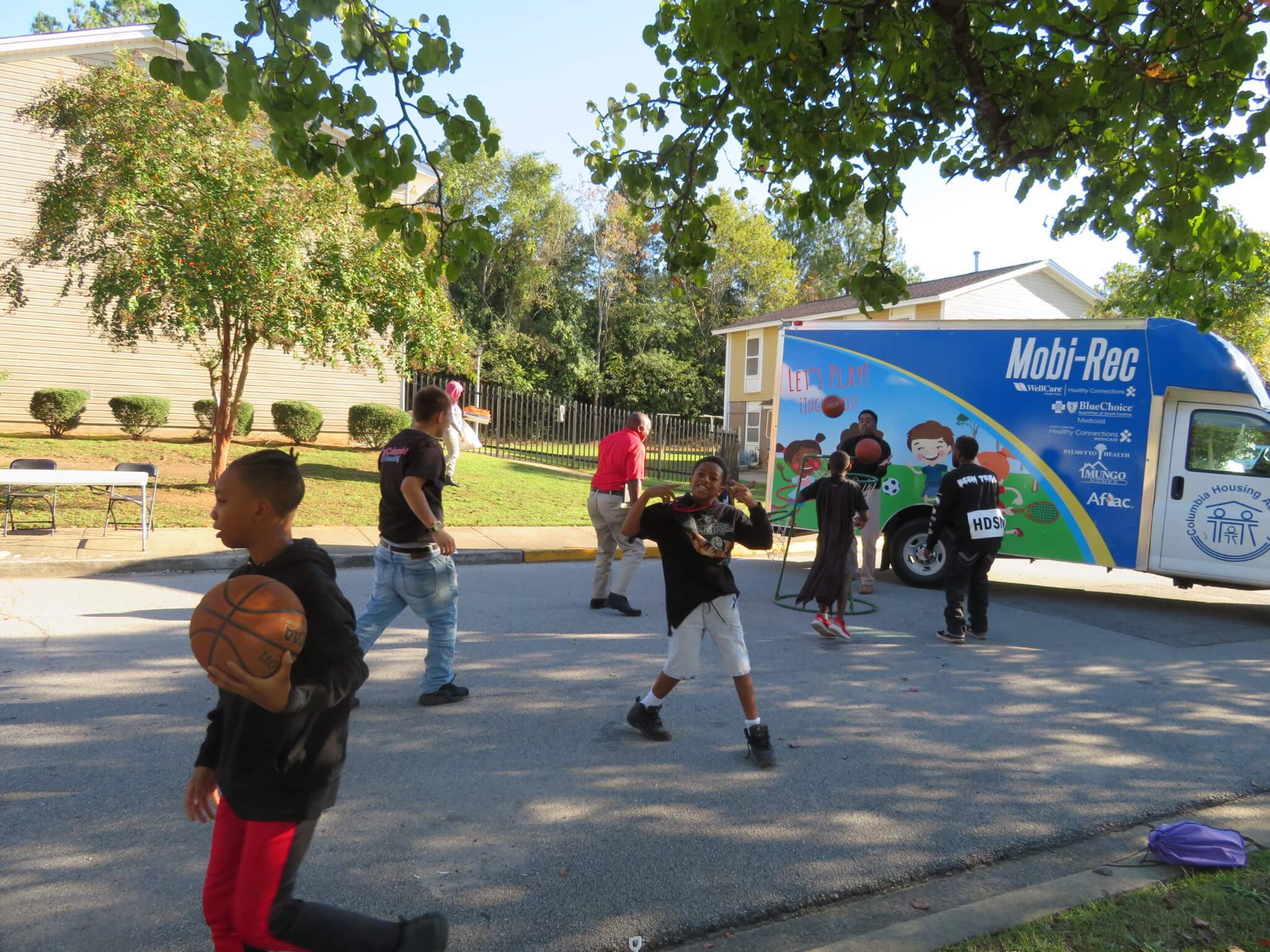 MobiRec Truck bringing exercise and games to the community!