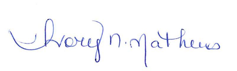 Ivory Matthews signature.
