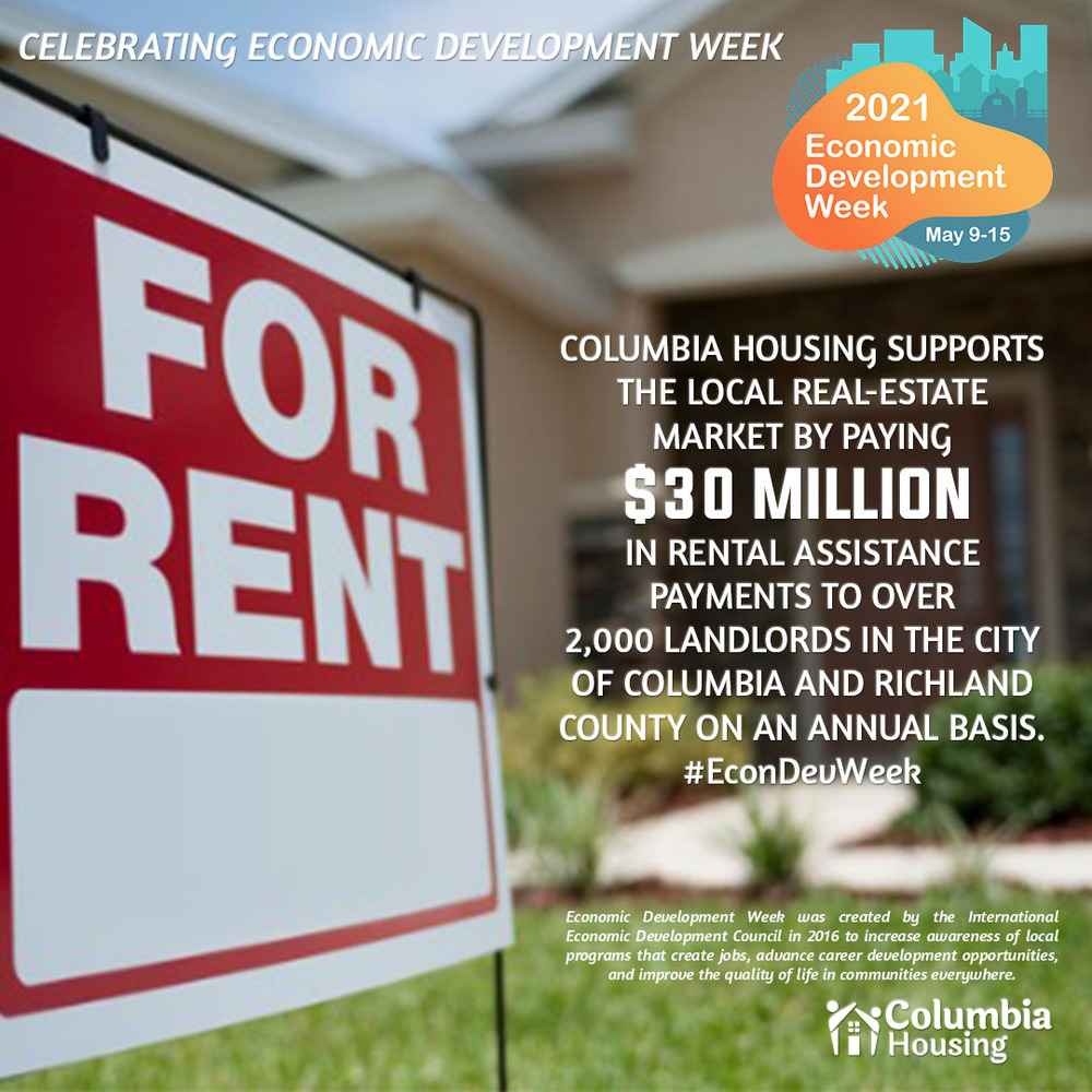 Celebrating economic development week flyer, all information as listed below.