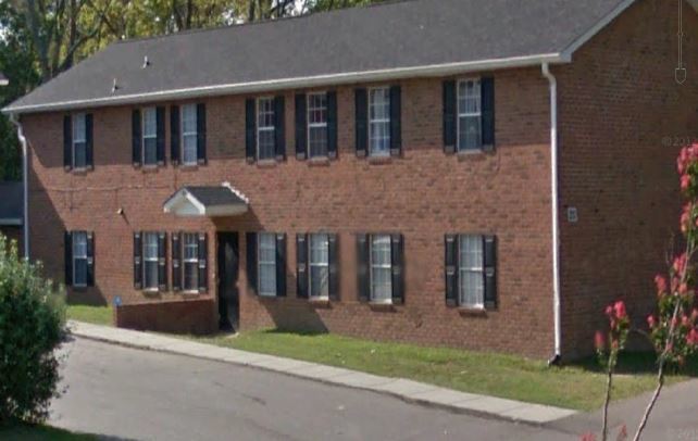 A street view of the Waverly apartments.